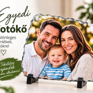Fényképes fotókő állvánnyal - szikla