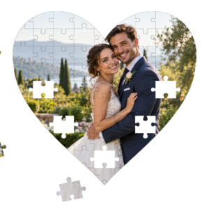 Szív alakú mágneses puzzle